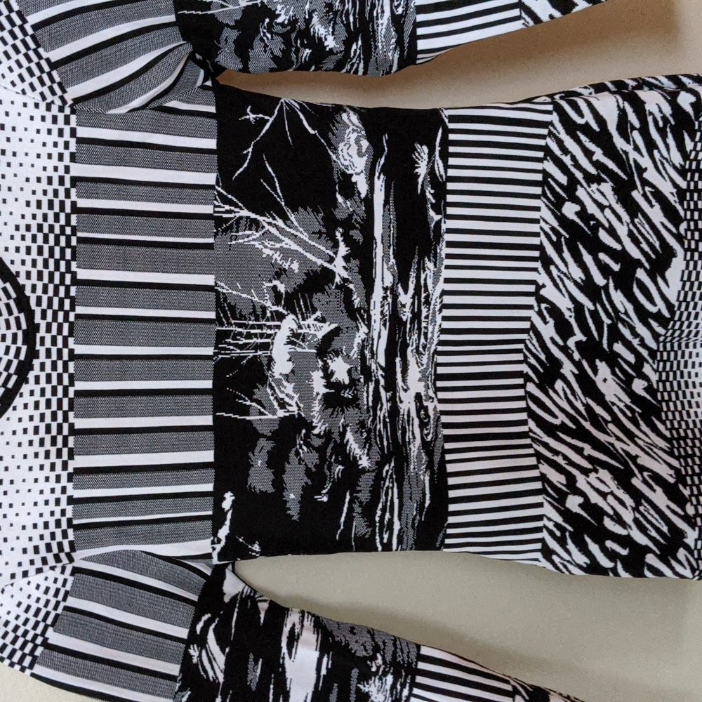 Balenciaga Mixed Pattern Dress - Picture 2 of 6